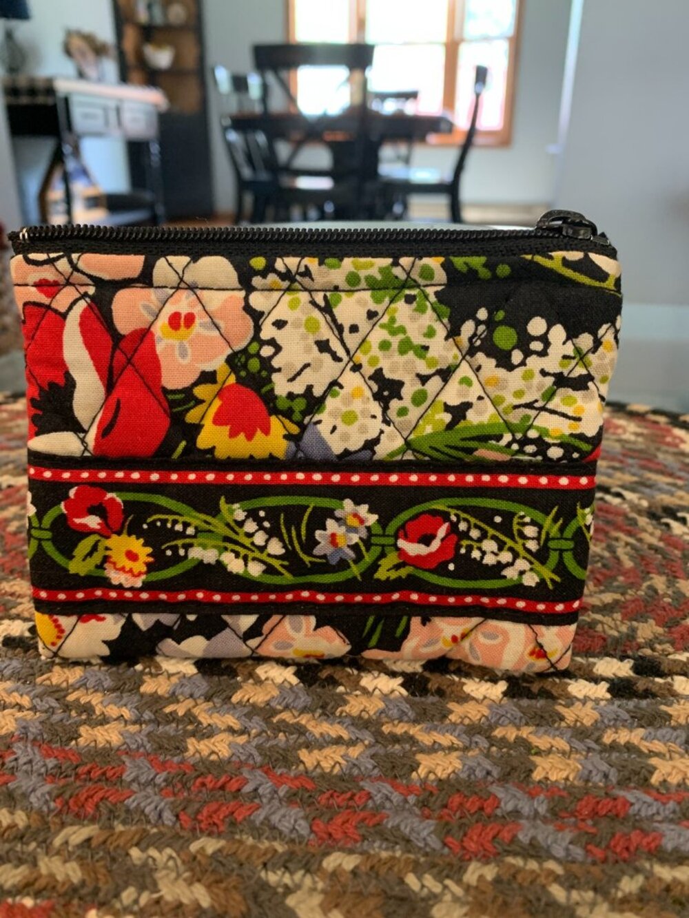 Vera Bradley Coin Purse in Poppy Fields Wallet Case